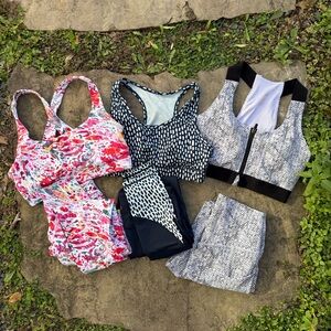 Senita Athletics Bras Yoga Exercise Leggings 3 sets (see description on sizing)